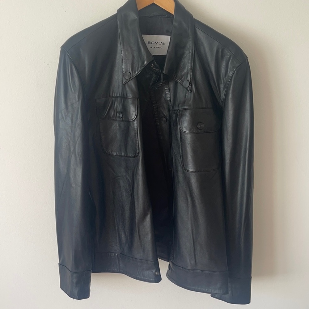 Men leather Jacket